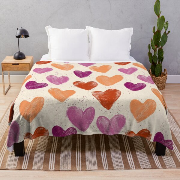 Item preview, Lesbian Pride Heart Pattern – Valentine’s Day Love Design designed and sold by Cannaxes Studio.