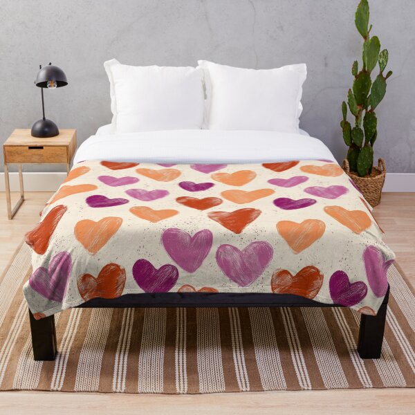 Item preview, Lesbian Pride Heart Pattern – Valentine’s Day Love Design designed and sold by Cannaxes Studio.
