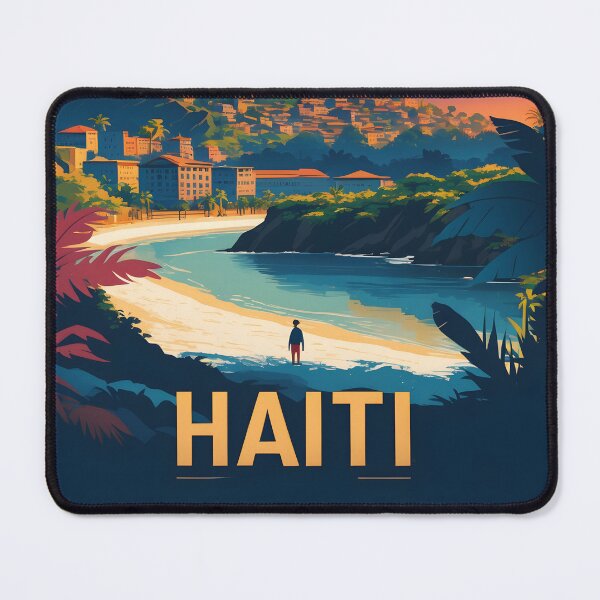 Item preview, Haiti Retro Vintage Travel Design designed and sold by TravelersGems.