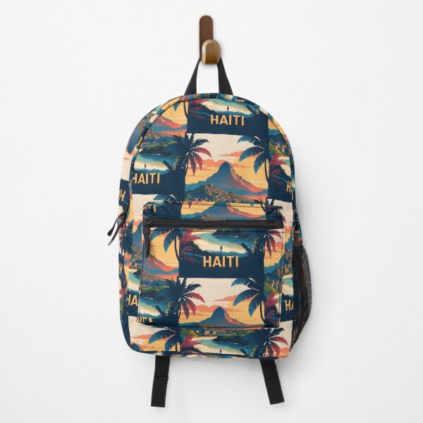 Item preview, Haiti Retro Vintage Travel Design designed and sold by TravelersGems.