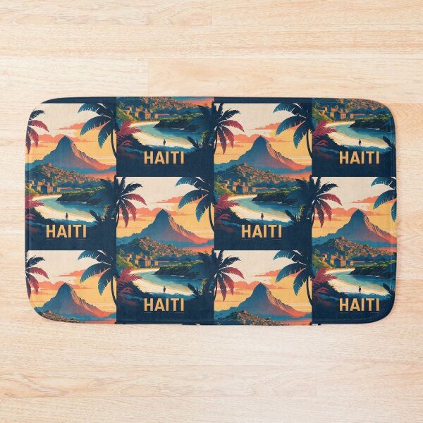 Item preview, Haiti Retro Vintage Travel Design designed and sold by TravelersGems.