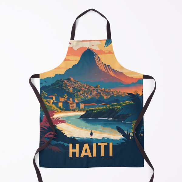 Item preview, Haiti Retro Vintage Travel Design designed and sold by TravelersGems.