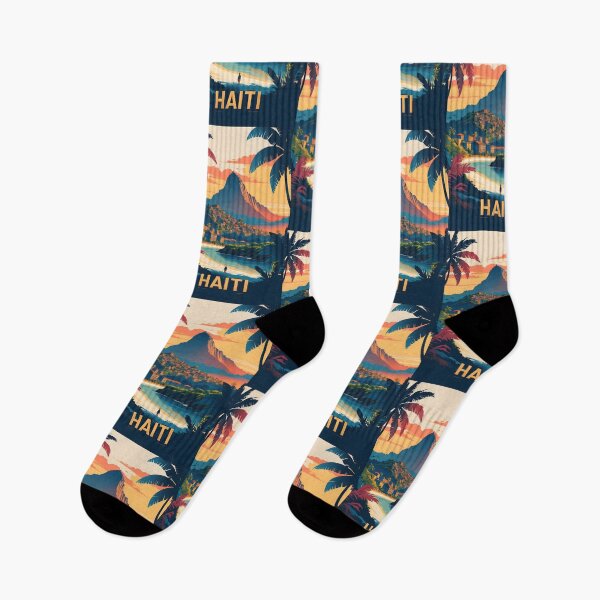 Item preview, Haiti Retro Vintage Travel Design designed and sold by TravelersGems.