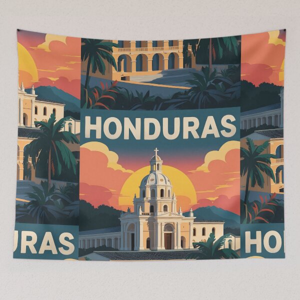 Item preview, Honduras Retro Vintage Travel Design designed and sold by TravelersGems.