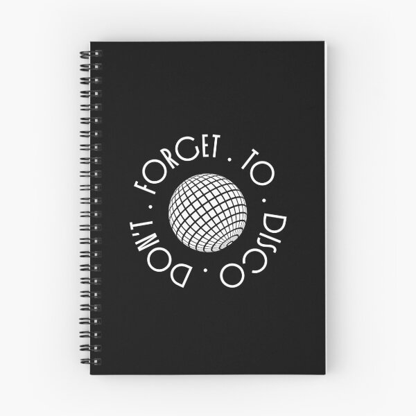 Item preview, Don't Forget to Disco - white type designed and sold by ABitOnTheSide.