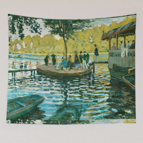 Item preview, HD. La Grenouillére (The Frog Pond) , by Claude Monet. HIGH DEFINITION designed and sold by MINDTHECHERRY.