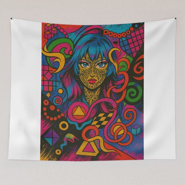 Item preview, Neon Oracle: Spiral of Visions designed and sold by F4Fartbot.