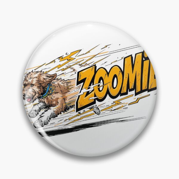 Item preview, Aussiedoodle Zoomies Mode Activated - Funny Dog designed and sold by QuikFun.