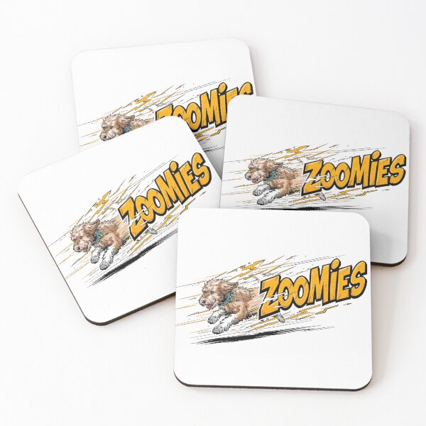 Item preview, Aussiedoodle Zoomies Mode Activated - Funny Dog designed and sold by QuikFun.