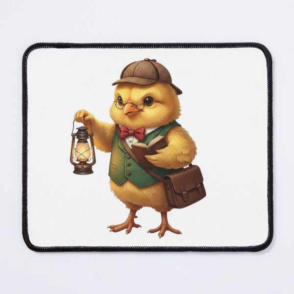 Item preview, The Chick Detective: Vintage Illustration of a Curious Animal Character designed and sold by CHRIST5000.