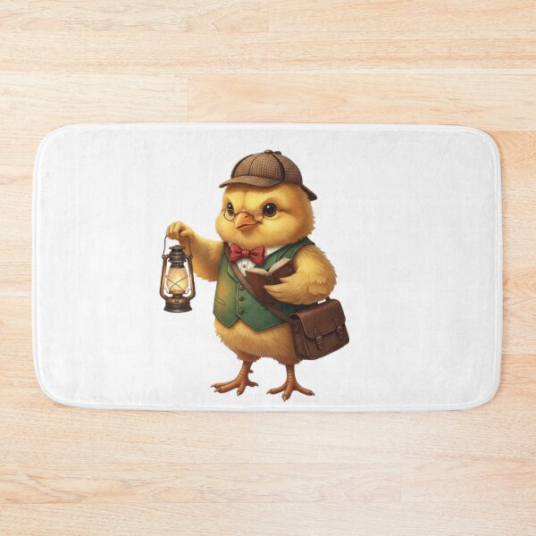 Item preview, The Chick Detective: Vintage Illustration of a Curious Animal Character designed and sold by CHRIST5000.