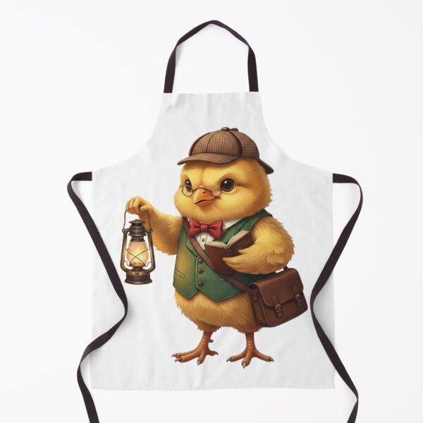 Item preview, The Chick Detective: Vintage Illustration of a Curious Animal Character designed and sold by CHRIST5000.