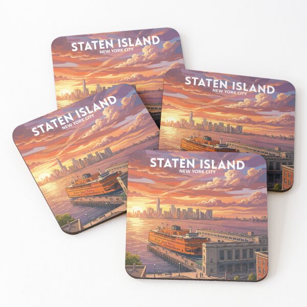 Item preview, Staten Island New York NYC - Travel Art designed and sold by Marciolini.