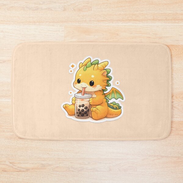 Item preview, Boba Baby Dragon Cute Kawaii Bubble Tea Illustration designed and sold by Still Breathing Studio.
