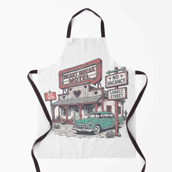 Item preview, Heart break motel - Retro valentine's day designed and sold by sapnaela.