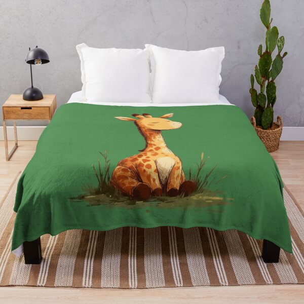 Item preview, Sleeping giraffe baby – Cute baby giraffe motif in a calm pose designed and sold by Meiersbeste.