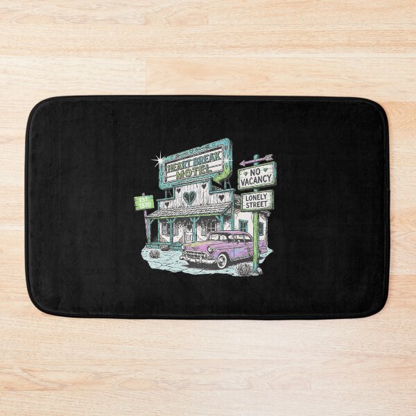 Item preview, Heart break motel - Retro valentine's day designed and sold by sapnaela.