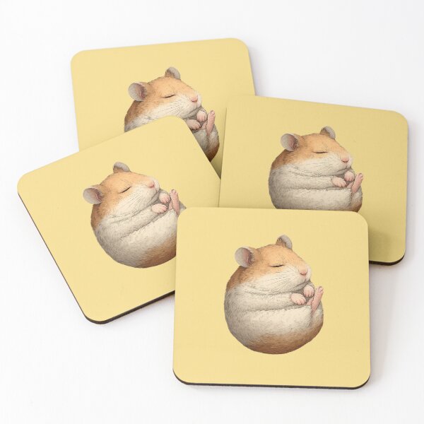Item preview, Sleeping Hamster – Cute animal motif in a cozy spherical shape designed and sold by Meiersbeste.