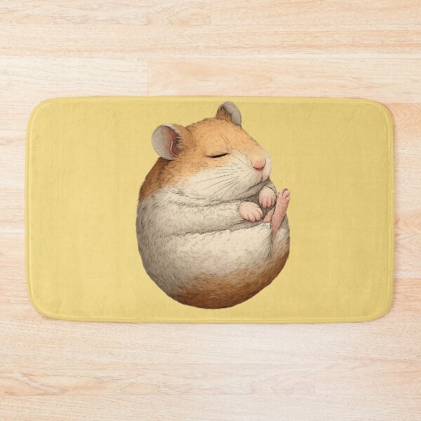 Item preview, Sleeping Hamster – Cute animal motif in a cozy spherical shape designed and sold by Meiersbeste.