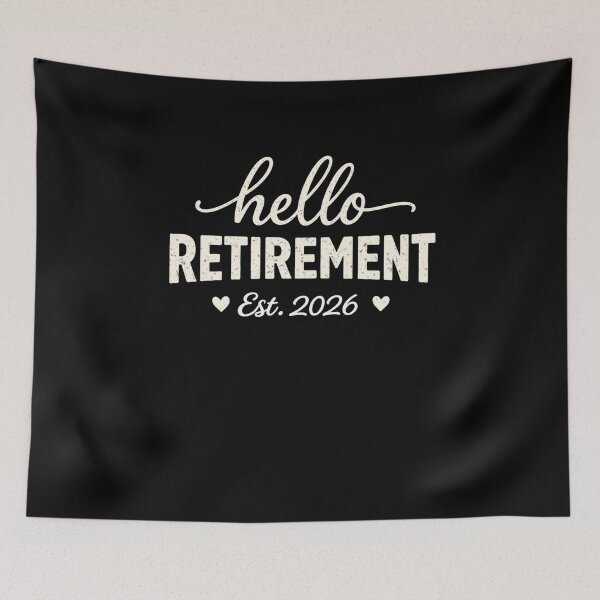 Item preview, Hello Retirement Est. 2026 designed and sold by SofenArt.