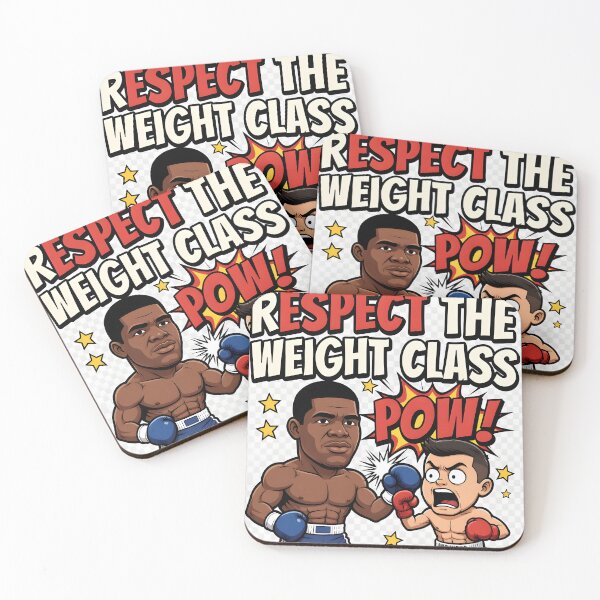 Item preview, Respect the Weight Class – Pow! Boxing Humor Design designed and sold by BloomAxis.