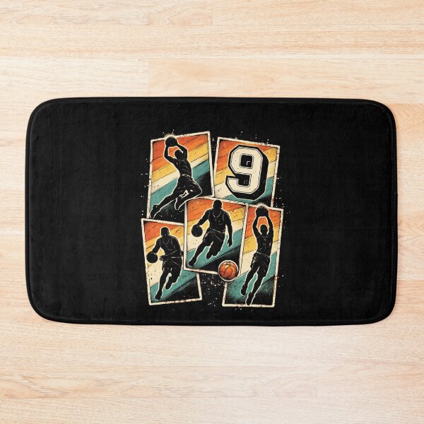 Item preview, Basketball Number 9 Basketball Player Vintage Retro designed and sold by SofenArt.