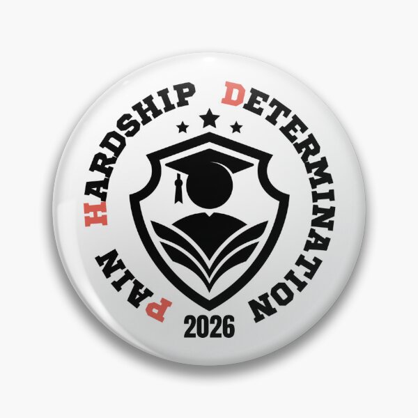 Item preview, Pain, Hardship, Determination Class 2026 – Funny PhD Graduation Quote for Doctorate Students and Researchers designed and sold by Artycom.
