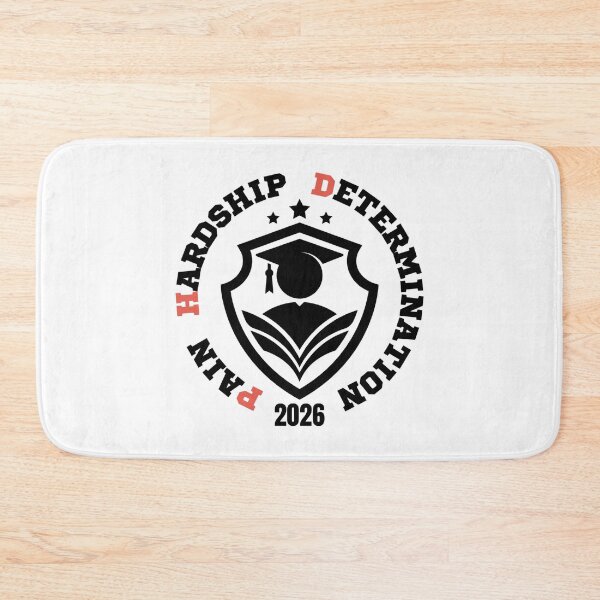 Item preview, Pain, Hardship, Determination Class 2026 – Funny PhD Graduation Quote for Doctorate Students and Researchers designed and sold by Artycom.