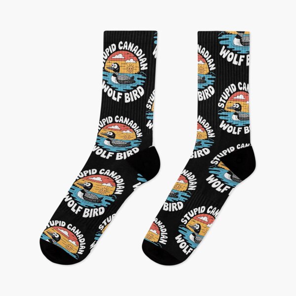 Item preview, Stupid Canadian Wolf Bird Funny Loon Humor designed and sold by BLZART.