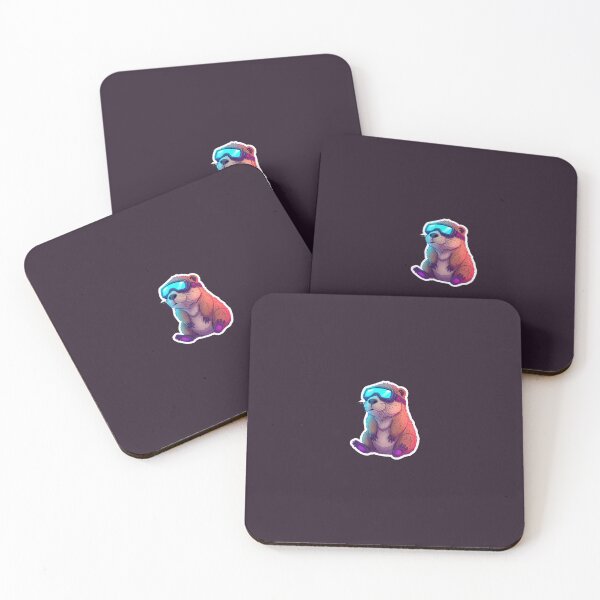 Item preview, cyberpunk capybara- neo andina aesthetic sticker designed and sold by NEO ANDINA.