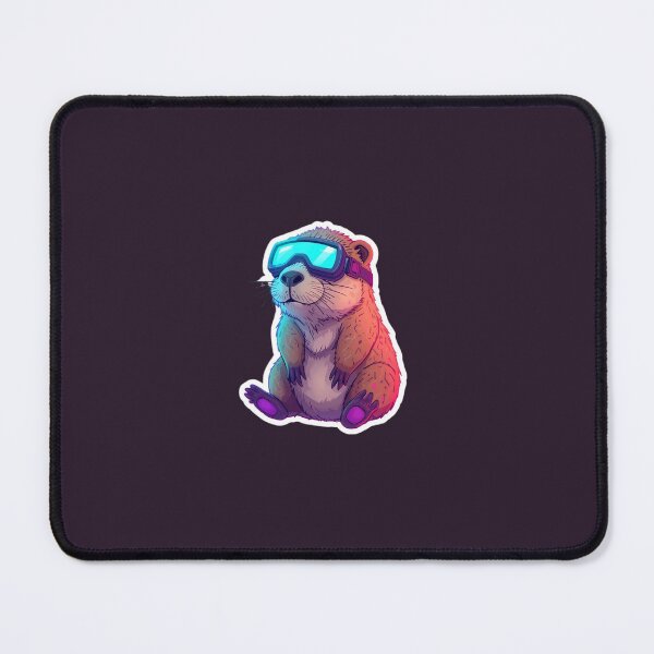 Item preview, cyberpunk capybara- neo andina aesthetic sticker designed and sold by NEO ANDINA.