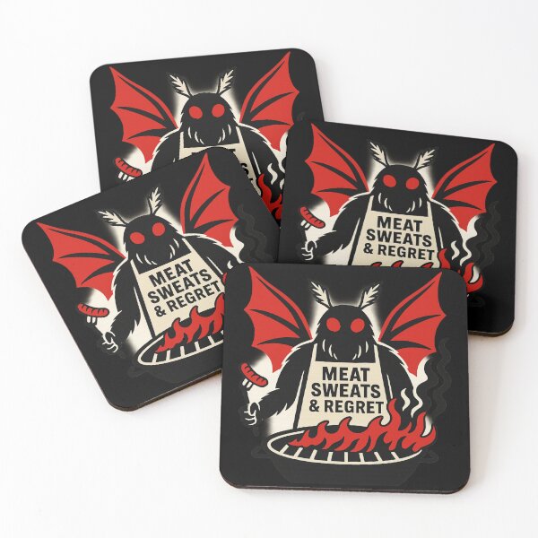 Item preview, Meat Sweats & Regret – Mothman BBQ Cryptid Design designed and sold by Altered Array, LLC.