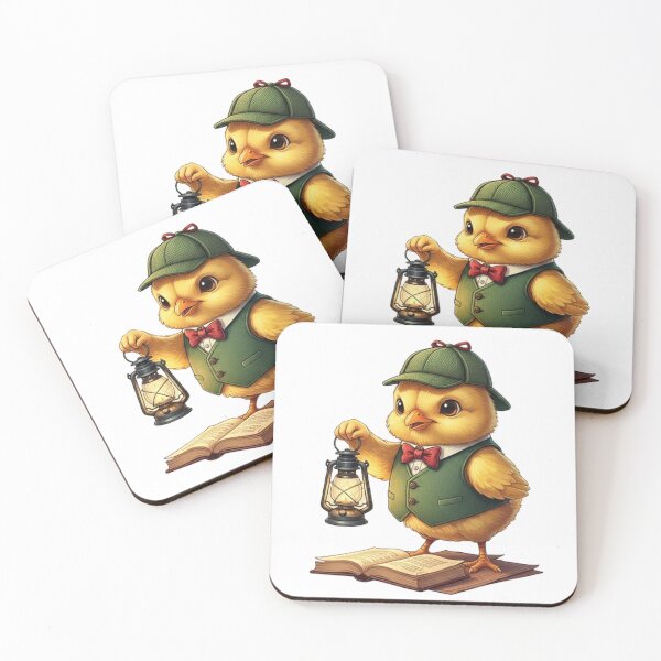 Item preview, The Chick Detective: Vintage Illustration of a Curious Animal Character designed and sold by CHRIST5000.