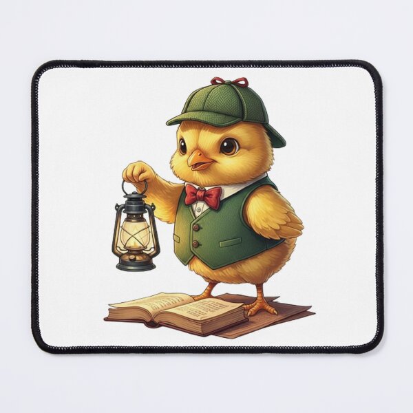 Item preview, The Chick Detective: Vintage Illustration of a Curious Animal Character designed and sold by CHRIST5000.