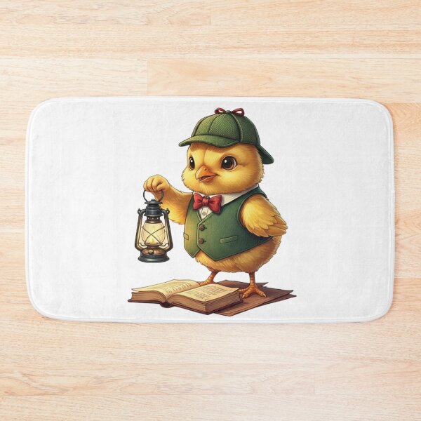 Item preview, The Chick Detective: Vintage Illustration of a Curious Animal Character designed and sold by CHRIST5000.