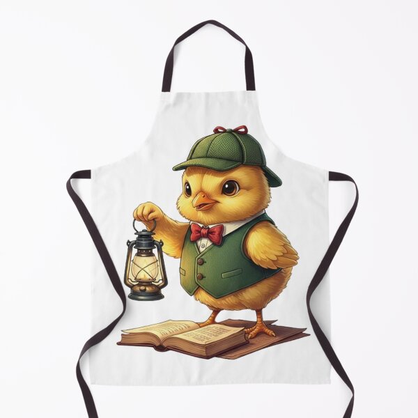 Item preview, The Chick Detective: Vintage Illustration of a Curious Animal Character designed and sold by CHRIST5000.