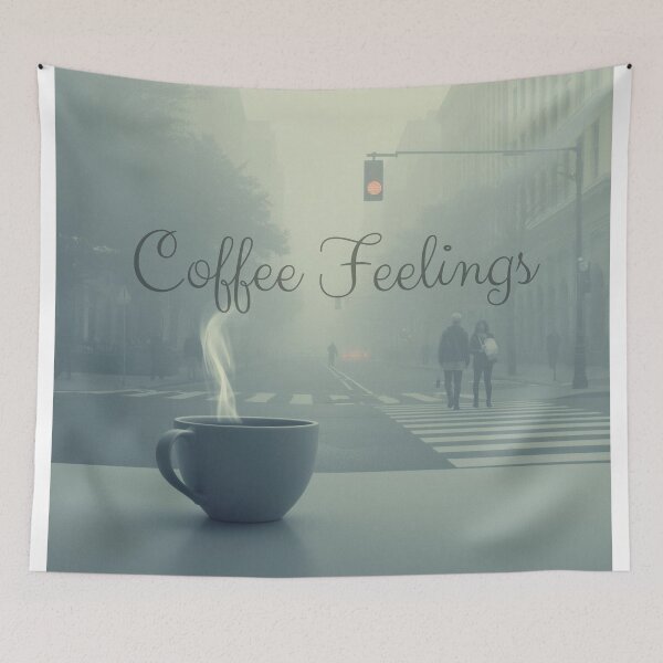 Item preview, Coffee Feelings Aesthetic Urban Morning Coffee Lovers designed and sold by RDproject.