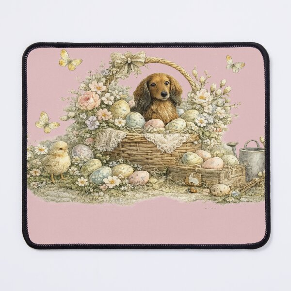 Item preview, Long-haired dachshund Easter designed and sold by DasDaggel.
