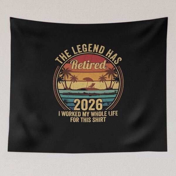 Item preview, The Legend Has Retired 2026 I Worked My Whole Life For This Shirt designed and sold by SofenArt.