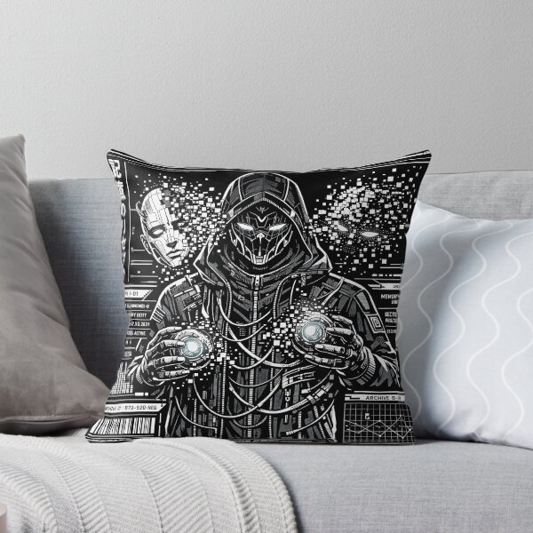 Item preview, MNEMOS-Ø God of Memory Reset Cyberpunk Aesthetic - Neural Memory Reset System Dystopian Sci-Fi Art - Glitch Techwear Design for Hacker Streetwear, Hoodies & Dark Techno Posters - Data Purge Graphic designed and sold by Vivaan Studio.