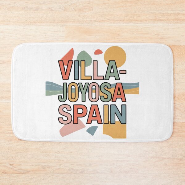 Item preview, Villajoyosa Spain Dynamic Travel Typography Poster designed and sold by Timeless Design.