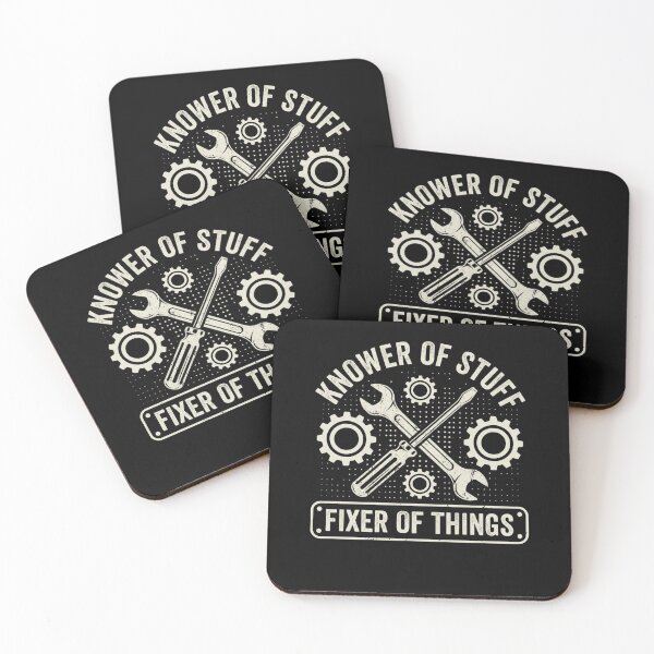 Item preview, Knower Of Stuff Fixer Of Things Mechanic Humor designed and sold by SofenArt.