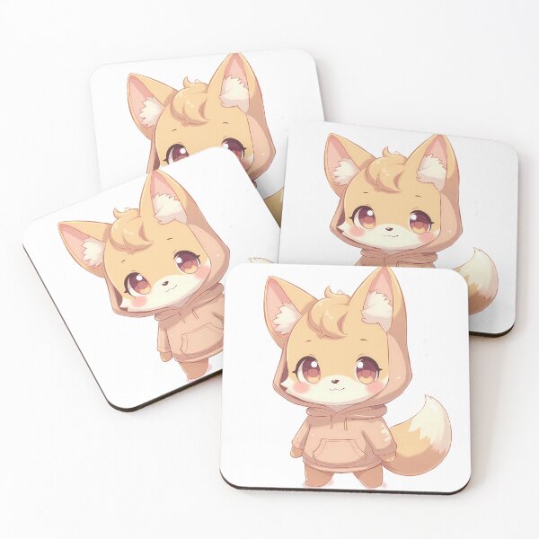 Item preview, Cozy Fox Spirit – Cute Kawaii Fantasy Character designed and sold by santi-ia.