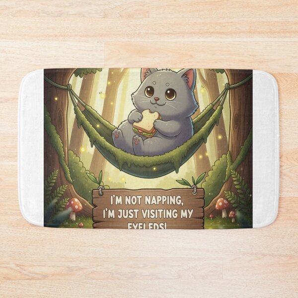 Item preview, Visiting My Eyelids Cat Nap designed and sold by JustSketchs.