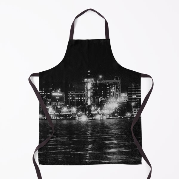 Item preview, Erie at Night Monochrome designed and sold by Kathy Weaver.