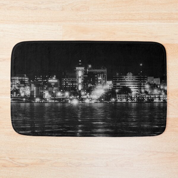 Item preview, Erie at Night Monochrome designed and sold by Kathy Weaver.