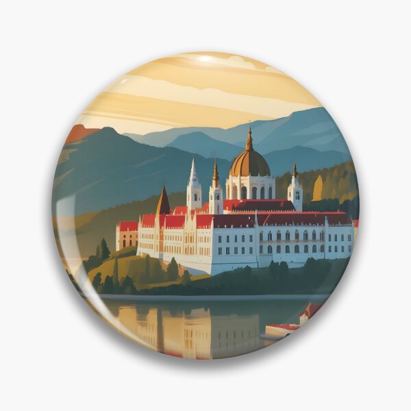 Item preview, Hungary Retro Vintage Travel Design designed and sold by TravelersGems.