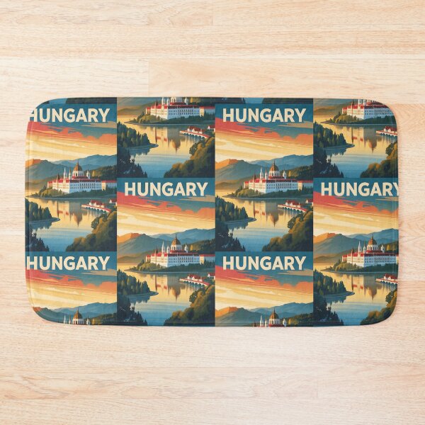 Item preview, Hungary Retro Vintage Travel Design designed and sold by TravelersGems.