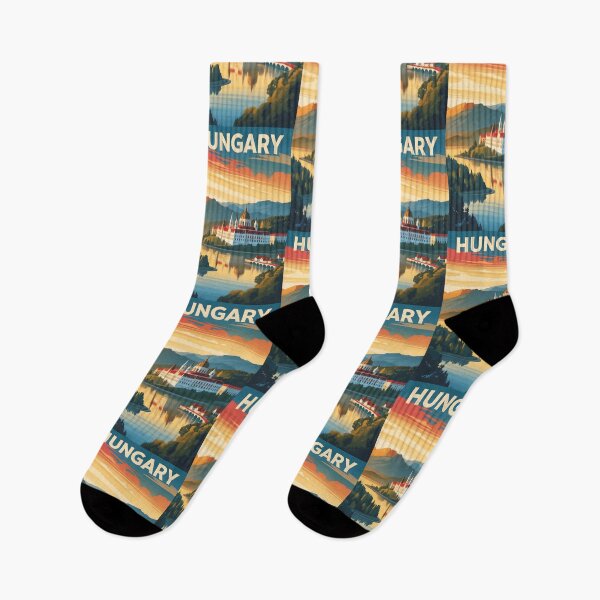 Item preview, Hungary Retro Vintage Travel Design designed and sold by TravelersGems.