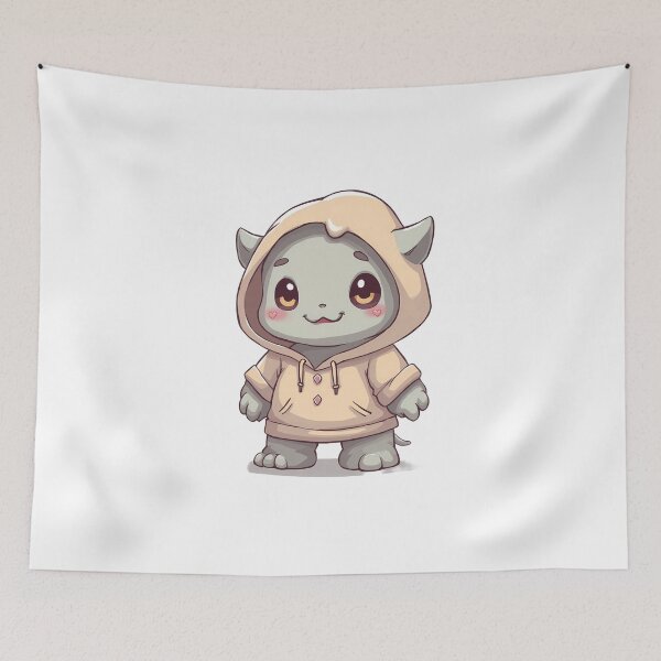 Item preview, Cozy Baby Golem – Cute Kawaii Fantasy Creature designed and sold by santi-ia.